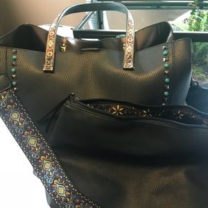 Navy Street Level guitar strap bag